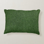 グリーングラスクリスマスにゴルフサンタクロースのゴルファー アクセントクッション (裏面)