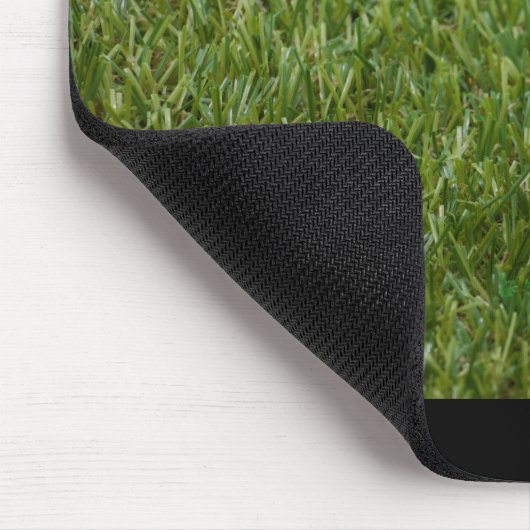 グリーングラスゴルフのパター付きゴルフボール マウスパッド (コーナー)