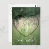 グリーングラスハート ポストカード (正面/裏面)