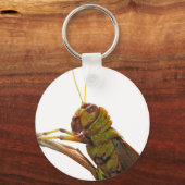 グリーングラスパークローズアップ詳細 キーホルダー (正面)