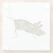 グリーングラスパーコースター ガラスコースター (裏面)