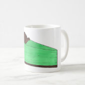 グリーングラスパーパイスライス聖パトリックの日の食べ物 コーヒーマグカップ (正面右)