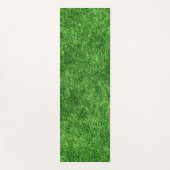 グリーングラスフィールドフィットネスモダン自然テンプレート ヨガマット (正面)