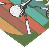 グリーングラス上のゴルフボールLETパーティーパーティー ロングテーブルランナー (コーナー)