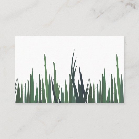 グリーングラス気に芝生 名刺 (裏面)