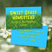 グリーングラス自然をテーマにした名刺 名刺