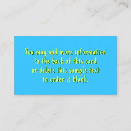 グリーングラス自然をテーマにした名刺 名刺 (裏面)