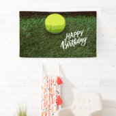 グリーングラス誕生日のテニスボール  横断幕 (インサイチュ)