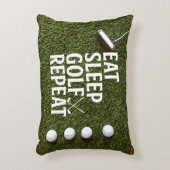 グリーングラス食べゴルファーでのゴルフスリープゴルフリピート アクセントクッション (正面(垂直))
