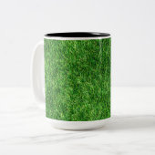 グリーングラス ツートーンマグカップ (正面左)