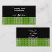 グリーングラス 名刺 (正面/裏面)