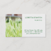 グリーングラス 名刺 (正面)