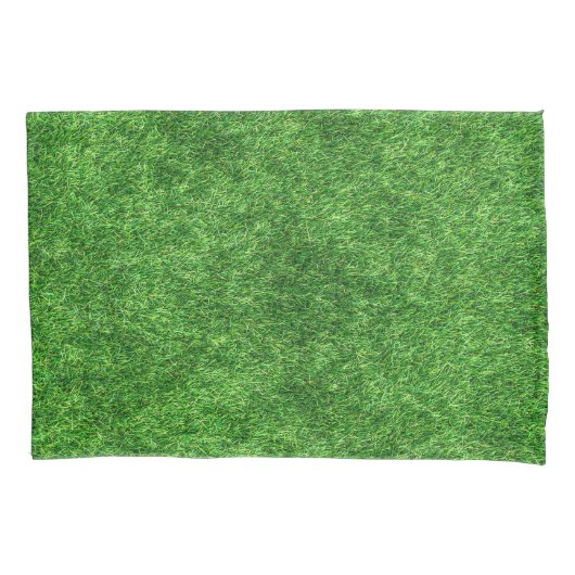 グリーングラス 枕カバー (正面)