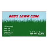 グリーングラス | Blue Sky マグネット名刺 (正面)