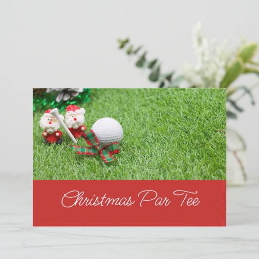 グリーングラスInviにクリスマスギフトとゴルフボール 招待状 (スタンド正面)