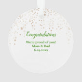 グリーングラッドキャップ&ローレルディセレーションオーナメント オーナメント (裏面)