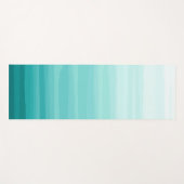 グリーングラデーションストライプジョガマット ヨガマット (正面(横))