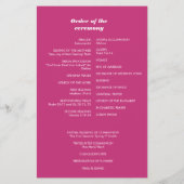 グリーングラフィティ結婚式 プログラム破れた紙写真 チラシ (裏面)