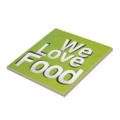 グリーングラブクラブ：私たちハート食品デザイン タイル (側面)