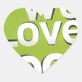 グリーングラブクラブ:私たちハート食品デザイン ハートシール (正面)