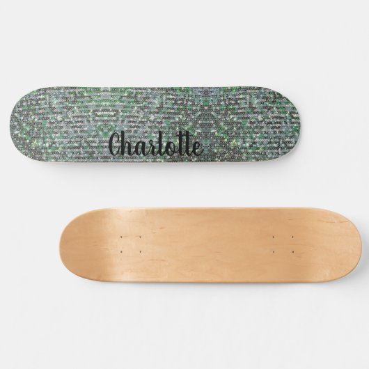 グリーングラムきらめくグリッター続編 スケートボード (横)