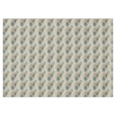 グリーングラムシック金ゴールドホワイトトロピカル葉トロピカル テーブルクロス (正面(横))