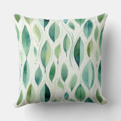 グリーングラム金ゴールドサークル抽象芸術 クッション (裏面)