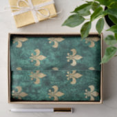 グリーングランジベルベット（紋章の）フラ・ダ・リマルディグラス 薄葉紙 (ギフト)