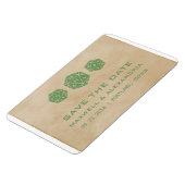 グリーングランジD20サイコロゲーマー日付磁石を保存 マグネット (左側)