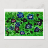 グリーングランドポストカードのパンジー ポストカード (正面)