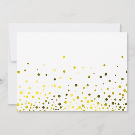 グリーングリッターは私の花嫁の付き添い招待状 招待状 (裏面)