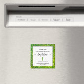 グリーングリッターアダルトバプテスマありがとう マグネット (インサイチュ (食洗機))