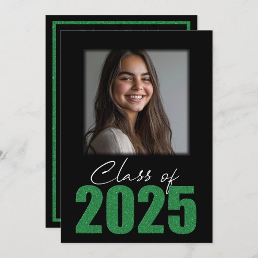 グリーングリッタークラス2025フォトオープンハウス 招待状 (正面/裏面)