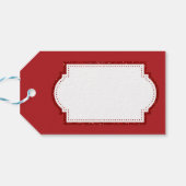 グリーングリッタークリスマススター ギフトタグ (裏面横)