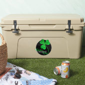 グリーングリッターシャムロックハッピーセントパトリックの日T-S シール (クーラー)