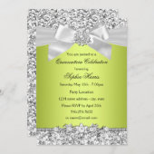 グリーングリッタージュエルボウキンセアニェラ 招待状 (正面/裏面)