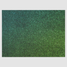 グリーングリッターテクスチャデコパージュティッシュペーパー