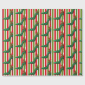 グリーングリッターヒールドラッピング紙 ラッピングペーパー (フラット)