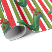 グリーングリッターヒールドラッピング紙 ラッピングペーパー (ロールコーナー)