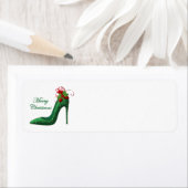 グリーングリッターヒール住所 シール (インサイチュ)