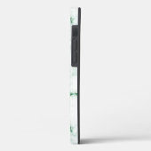 グリーングリッター大理石パーソナライズされた Case-Mate iPhoneケース (裏面 / 左)