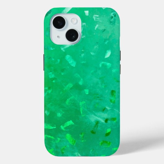 グリーングリッター Case-Mate iPhoneケース (裏面)