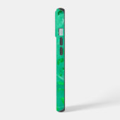 グリーングリッター iPhone 15ケース (左側面)