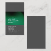 グリーングレイカスタマイズプロフェッショナル名刺 名刺 (正面/裏面)