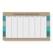 グリーングレストライプーモダン男らしー&モノグラム名