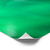 グリーングレーウルフスピリット動物光沢ポスター ポスター (コーナー)