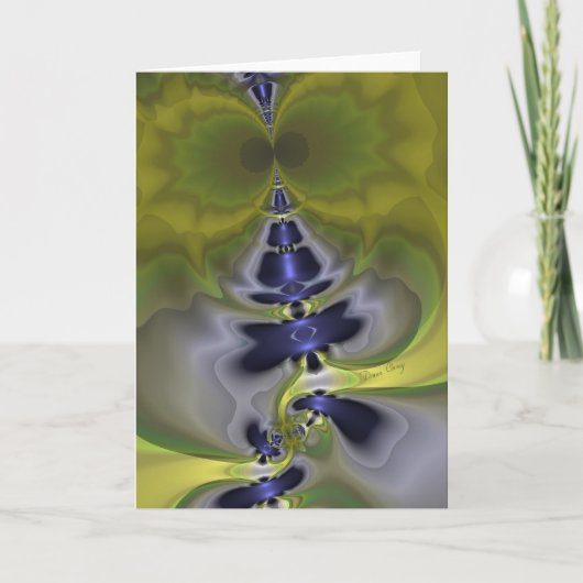 グリーングレーゴブリン、おもしろい不気味Imp カード (正面)