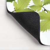 グリーングレープつる植物葉 マウスパッド (コーナー)