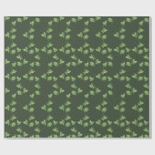 グリーングレープつる植物 ラッピングペーパー (フラット)