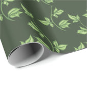 グリーングレープつる植物 ラッピングペーパー (ロールコーナー)